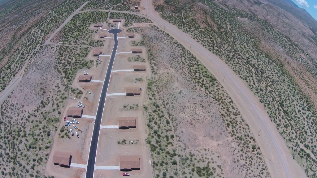 tribal housing Birds Eye view